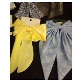 Set of 9 Assorted Designer Hair Bows Clips Barrets - Retail: $72
