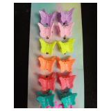 Scunci Butterfly Hair Clips Set - 18 Pieces - Retail: $16