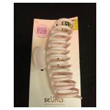 scunci Recycled Large Barrel Claw Clip - Pink - Thick Hair - Retail: $8