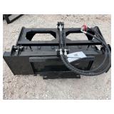 Unused Mini Skid Steer Flat Bottom Grapple Bucket