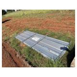 10 feet long Galvalume corrugated Steel Panels:  100 panels in Total.  25 Gauge Panels