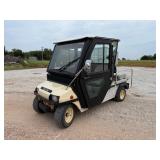 2010 Electric Club Car Utility Cart with Full Cab and flip seat - titled in Oklahoma
