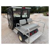2010 Electric Club Car Utility Cart with Full Cab and flip seat - titled in Oklahoma