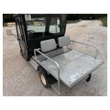 2010 Electric Club Car Utility Cart with Full Cab and flip seat - titled in Oklahoma