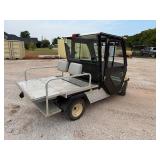 2010 Electric Club Car Utility Cart with Full Cab and flip seat - titled in Oklahoma