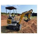 Unused 2025 SDLE18P Mini Excavator with Pilot Controls and 420 cc Rato Gas Engine