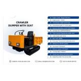 Unused SDLD25 Mini Crawler Dumper:  Very Fast, 3 speeds with power tilt dump bed, Reverse as well