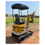 Unused IRE18P Mini Excavator with 420cc Gas Engine and Pilot Controls