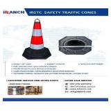One lot of 50 Traffic Cones - Heavy Duty Plastic with Covers