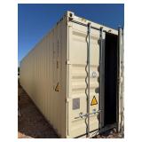 First Use 40 Foot High Cube Container with 1 set of rear doors