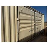 First Use 40 Foot High Cube Container with 2 side doors and 1 set of rear doors