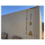 First Use 40 Foot High Cube Container with 1 set of rear doors