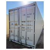 First Use 40 Foot High Cube Container with 1 set of rear doors