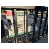 Unused set of 10 foot Iron Bi Parting Gates:  Deer Motif with Heavy Duty Hinges.  Left and Right Panel in this lot