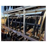 Unused Arteer 78" Skid Steer Root Rake with Grapple