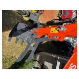 Unused 2025 IRE18P 420cc Gas Engine Mini Excavator with Pilot Controls - Orange in Color
