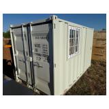 Unused 2025 Ten foot Container/Security Office with window and side door