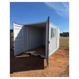 Unused 12 foot Security Container with window and walk through door