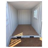 Unused 2025 Twelve foot Container/Security Office with window and side door
