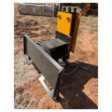 Unused 2025 PC680 Hydraulic Skid Steer Post Driver for full size Skid Steer
