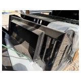 Unused Mini Skid Steer Rock Bucket