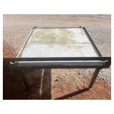 Large heavy Duty Plan Tracing Table:  Plastic Insert to light items from beneath, very large and heavy