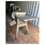 3 HP 10" Table Saw with large guides and on wheels