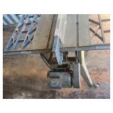 3 HP 10" Table Saw with large guides and on wheels