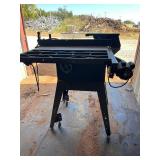3 HP 10" Table Saw with large guides and on wheels