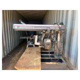 Craftsman 10" Radial Arm Saw on movable shelf