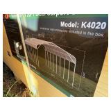 Unused 20x40 Steel Carport, Cream in Color