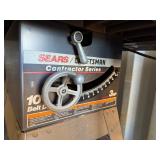 3 HP 10" Table Saw with large guides and on wheels