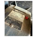 Craftsman 10" Radial Arm Saw on movable shelf