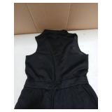 Pretty Garden Sleeveless Romper Black Small