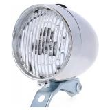 BlueSunshine Vintage Retro Bicycle Bike Front Light Lamp 3 LED Headlight with Bracket (Silver)
