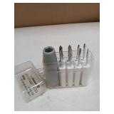 LDEXIN 9 in 1 Multifunctional Screwdriver Set Replaceable Screwdriver Interchangeable Magnetic Driver (PH0, PH1, PH2, SL3, SL5, SL6, Brad Awl, Thread Awl)