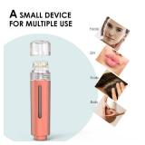 AQUA STAMP 2-in-1 Titanium Derma Stamp Pen | 0.25mm Gold Micro Infusion Hydra Needles | Manual Microneedling Tool for Face Lips Scalp Care | Fine Touch Serum Applicator