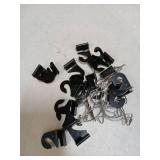 OALEN 20 Drop Ceiling Hooks for Classrooms & Offices, Black Heavy Duty Metal T-Bar Hooks for Hanging Plants & Decorations