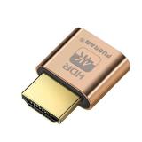 FUERAN 4K HDR HDMI Dummy Plug - Headless Display Emulator for GPU Virtual Monitor Support up to 4K@60Hz, 1080P 120Hz | Plug & Play for Rendering, Remote Access | Windows/Mac/Linux Compatible(4K- HDR)