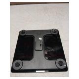 Moss & Stone Black Digital Bathroom Scale For Body Weight, Smart Step-On Technology, Backlit LCD Display, High Accuracy Weight Scale 400lb/180kg, Glass Slim Design, Auto On/Off, Home Use