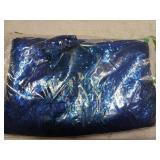 Royal Blue Backdrop Curtain Panels 2 Pieces 2ftx8ft Sequin Party Background For Birthdays Independence Day Theme Decorations