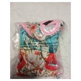 Leekalos Reusable Washable Dog Diapers Female (3 Pack) - Highly Absorbent Doggie Diapers - Size Adjustable Puppy Diapers For Dog Period Panties (Small, Flora)
