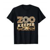 Zookeeper Animals Zoo Wildlife Lover Safari Savanna Costume T-Shirt Size XL