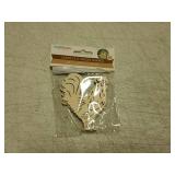 CraftMedley Wooden Roosters - Miniature Laser Cut Wood Shapes- Unfinished Natural Wood - 4 Pieces, Brown