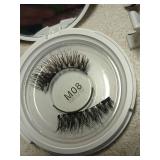 Magnetic Eyelashes With Applicator, Reusable & Waterproof False Lashes, Easy To Apply, No Glue Needed, Long-Lasting, Upgraded Soft Magnetic Lashes, Natural Look (Black, 1 Box)