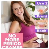 SunnyBay Heat Patches For Menstrual Cramp, Air-Activated Adhesive Heat Pads For Period, 130 F Warmth Up To 8 Hours, Stick To Clothing Not Skin, 2.75 x3.5 inches, 10-Count