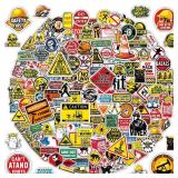 200Pcs Hard Hat Stickers For Adults, Funny Stickers Pack Vinyl Waterproof Hard Hat Accessories for Tool Box, Blue Collar For Men, Construction, Electrician, Welder, Mechanics