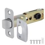 1 Pack Brushed Nickel Door Latch Replacement, 45°Turning Angle Door Lock Replacement Parts, 2-3/8