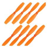 Uxcell RC Propellers 55mm CW CCW 2-Vane Main Rotors For Walkera QR Ladybird Quadcopter, Orange 4 Pairs