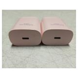 Type C Charger Fast Charging - 25W USB C Charger Block, Android Phone Wall Charging Pink